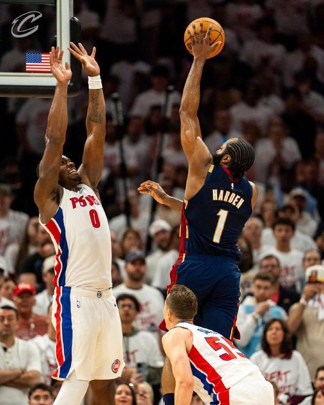华体会体育-季后赛虫？哈登关键7分，一战打破5个NBA记录！要带骑士绝地翻盘